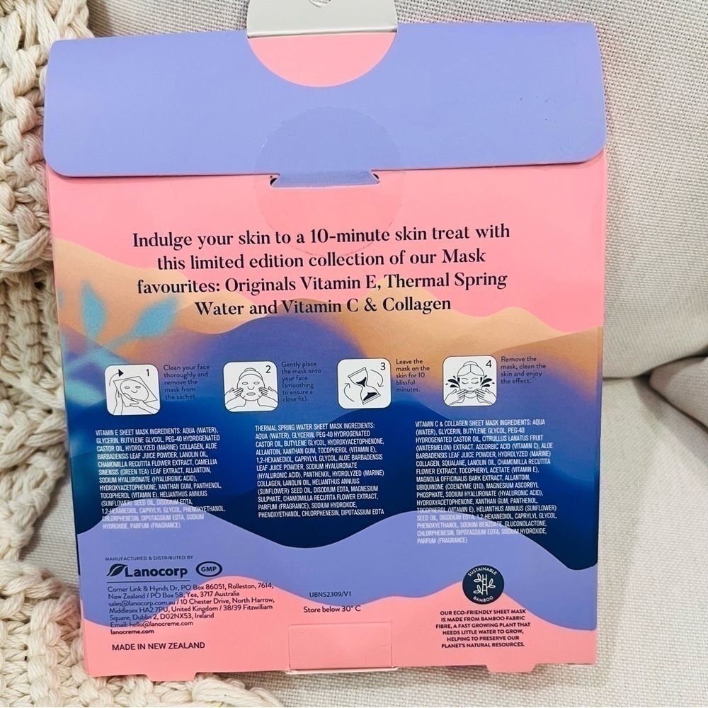NEW Self Care Beauty Bundle | Beauty Sponge | Travel Makeup Bag | Eye Sheet Mask - Picture 3 of 13
